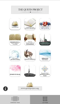 Quran Project android App screenshot 2